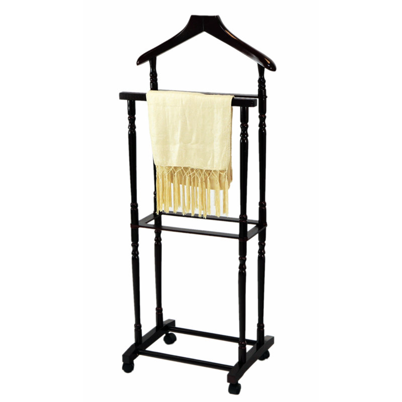 Mega Home Men Suit Valet Stand with Suit Hanger & Reviews Wayfair